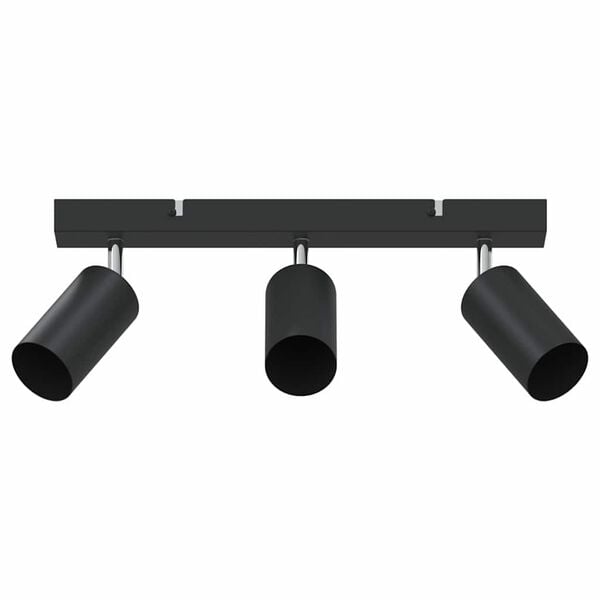 vidaXL Σποτ οροφής Μαύρο 38 x 5.5 x 16.5 εκ Ατσάλι