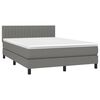 vidaXL &Kappa;&rho;&epsilon;&beta;ά&tau;&iota; Boxspring &mu;&epsilon; &Sigma;&tau;&rho;ώ&mu;&alpha; &Sigma;&kappa;&omicron;ύ&rho;&omicron; &Gamma;&kappa;&rho;&iota; 140x200 &epsilon;&kappa; &Upsilon;&phi;&alpha;&sigma;&mu;ά&tau;&iota;&nu;&omicron;