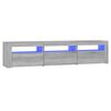 vidaXL Έ&pi;&iota;&pi;&lambda;&omicron; &Tau;&eta;&lambda;&epsilon;ό&rho;&alpha;&sigma;&eta;&sigmaf; &mu;&epsilon; LED &Gamma;&kappa;&rho;&iota; Sonoma 180x35x40 &epsilon;&kappa;.