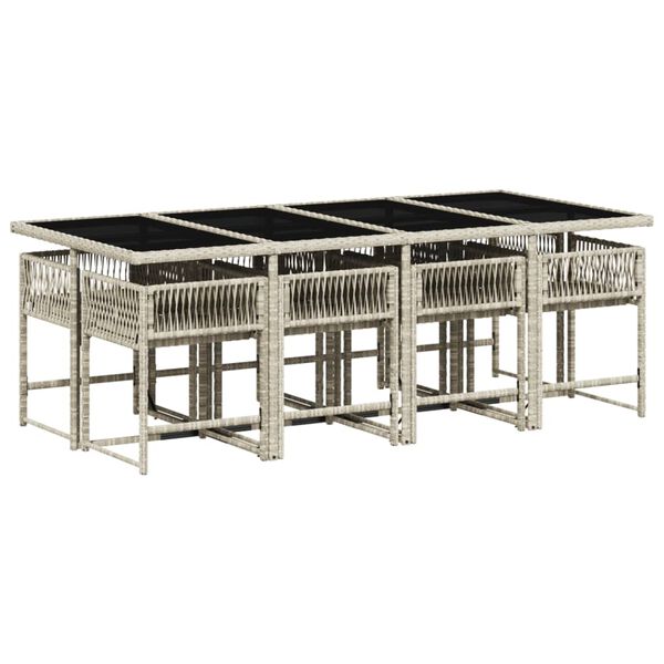 vidaXL &Sigma;&epsilon;&tau; &Tau;&rho;&alpha;&pi;&epsilon;&zeta;&alpha;&rho;ί&alpha;&sigmaf; &Kappa;ή&pi;&omicron;&upsilon; 9 &tau;&epsilon;&mu;. &Alpha;&nu;. &Gamma;&kappa;&rho;&iota; &Sigma;&upsilon;&nu;&theta;. &Rho;&alpha;&tau;ά&nu; &mu;&epsilon; &Mu;&alpha;&xi;&iota;&lambda;ά&rho;&iota;&alpha;