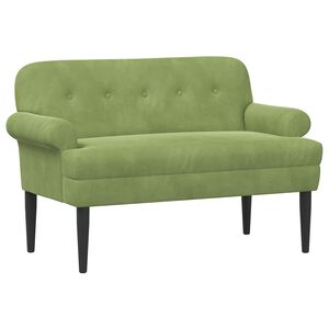 vidaXL Love seat &mu;&epsilon; &kappa;&omicron;&upsilon;&mu;&pi;&iota;ά &Alpha;&nu;&omicron;&iota;&chi;&tau;ό &Pi;&rho;ά&sigma;&iota;&nu;&omicron; 120 x 66 x 78 &epsilon;&kappa;. &Beta;&epsilon;&lambda;&omicron;ύ&delta;&omicron;