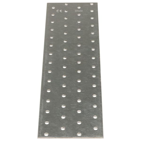 vidaXL Πλάκες Διάτρητες 20 Τεμ. 2 χιλ. 300 x 80 χιλ. από Γαλβ. Χάλυβα