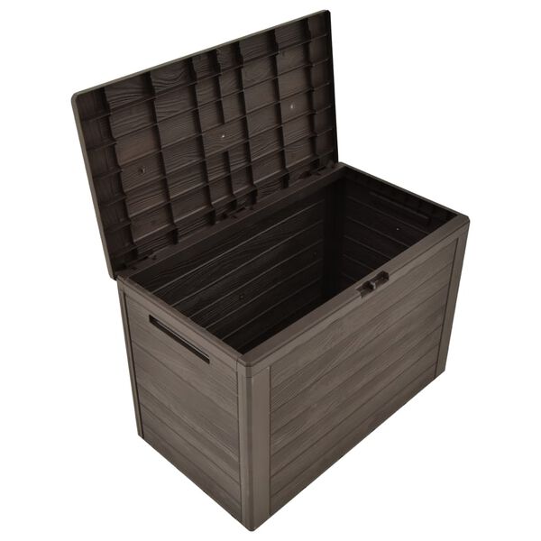 vidaXL Μπαούλο Αποθήκευσης Κήπου Καφέ 78 x 44 x 55 εκ.