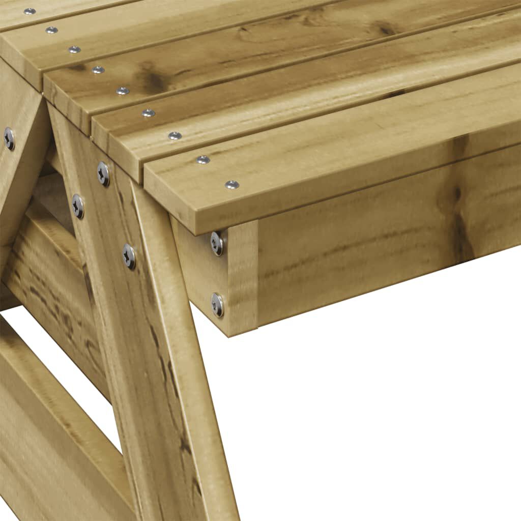 vidaXL Τραπέζι Πικνίκ για Παιδιά 88x97x52 εκ. Εμποτ. Ξύλο Πεύκου