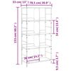 vidaXL Βιβλιοθήκη Γκρι Sonoma 78,5 x 33 x 153 εκ. Επεξεργασμένο Ξύλο