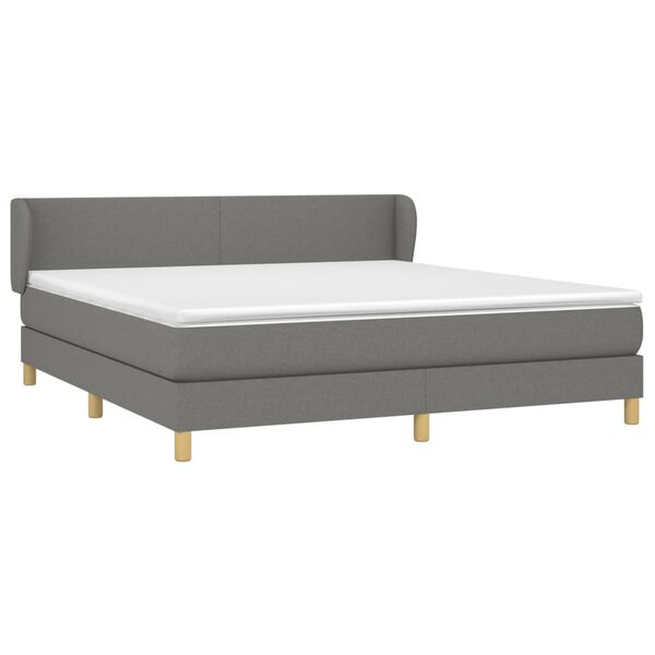 vidaXL &Kappa;&rho;&epsilon;&beta;ά&tau;&iota; Boxspring &mu;&epsilon; &Sigma;&tau;&rho;ώ&mu;&alpha; &Sigma;&kappa;&omicron;ύ&rho;&omicron; &Gamma;&kappa;&rho;&iota; 160x200 &epsilon;&kappa; &Upsilon;&phi;&alpha;&sigma;&mu;ά&tau;&iota;&nu;&omicron;