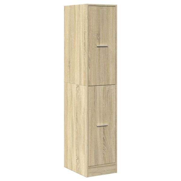 vidaXL Συρταριέρα Γενικής Χρήσης Sonoma Δρυς 30x41x144,5εκ Επεξ. Ξύλο