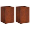 vidaXL &Gamma;&lambda;ά&sigma;&tau;&rho;&alpha; &Kappa;ή&pi;&omicron;&upsilon; 2 &tau;&mu;&chi;. &Sigma;&kappa; rusty 50 x 50 x 75 cm