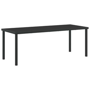 vidaXL &Tau;&rho;&alpha;&pi;έ&zeta;&iota; &Kappa;ή&pi;&omicron;&upsilon; &Mu;&alpha;ύ&rho;&omicron; 200 x 80 x 73 &epsilon;&kappa; &Mu;έ&tau;&alpha;&lambda;&lambda;&omicron;
