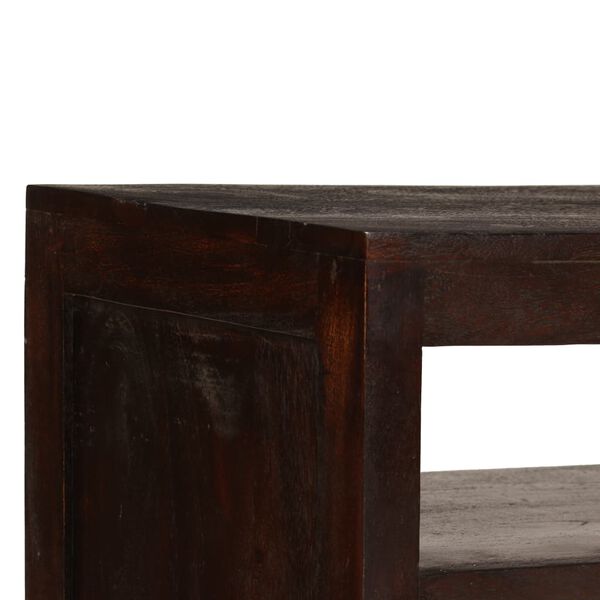 vidaXL Έπιπλο Τηλεόρασης Σκούρο Καφέ 90x30x55 εκ. Μασίφ Ξύλο Ακακίας