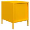 vidaXL Κομοδίνα 2 τεμ. Μουσταρδί 35x39x43,5 εκ. από Χάλυβα