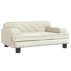 vidaXL &Kappa;&rho;&epsilon;&beta;ά&tau;&iota; &Sigma;&kappa;ύ&lambda;&omicron;&upsilon; &Kappa;&rho;&epsilon;&mu; 70 x 45 x 30 &epsilon;&kappa;. &Beta;&epsilon;&lambda;&omicron;ύ&delta;&iota;&nu;&omicron;