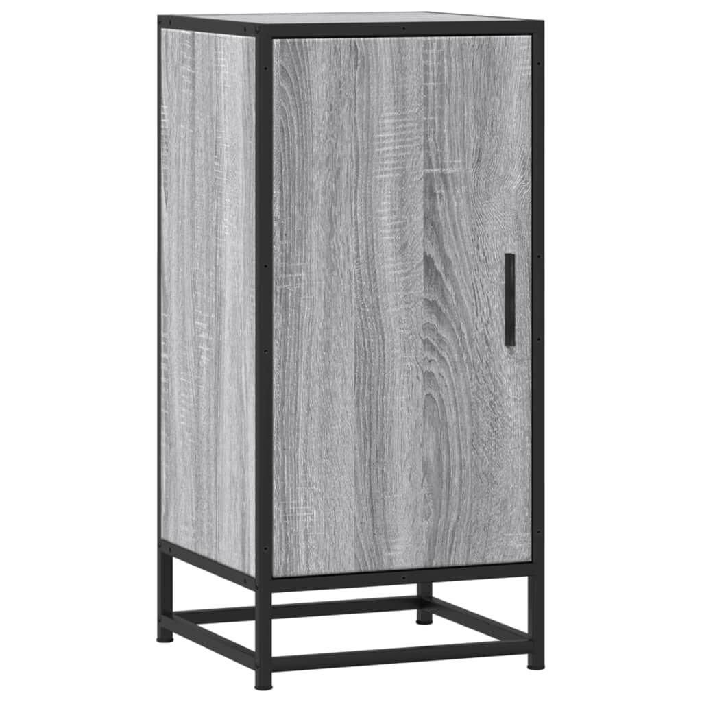 vidaXL Ραφιέρα Γκρι Sonoma 35,5x35x76 εκ. Επεξ. Ξύλο + Μέταλλο