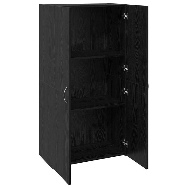 vidaXL Γραφείο Ντουλάπι Μαύρη δρυς 60 x 32 x 115 cm Επεξεργασμένο ξύλο