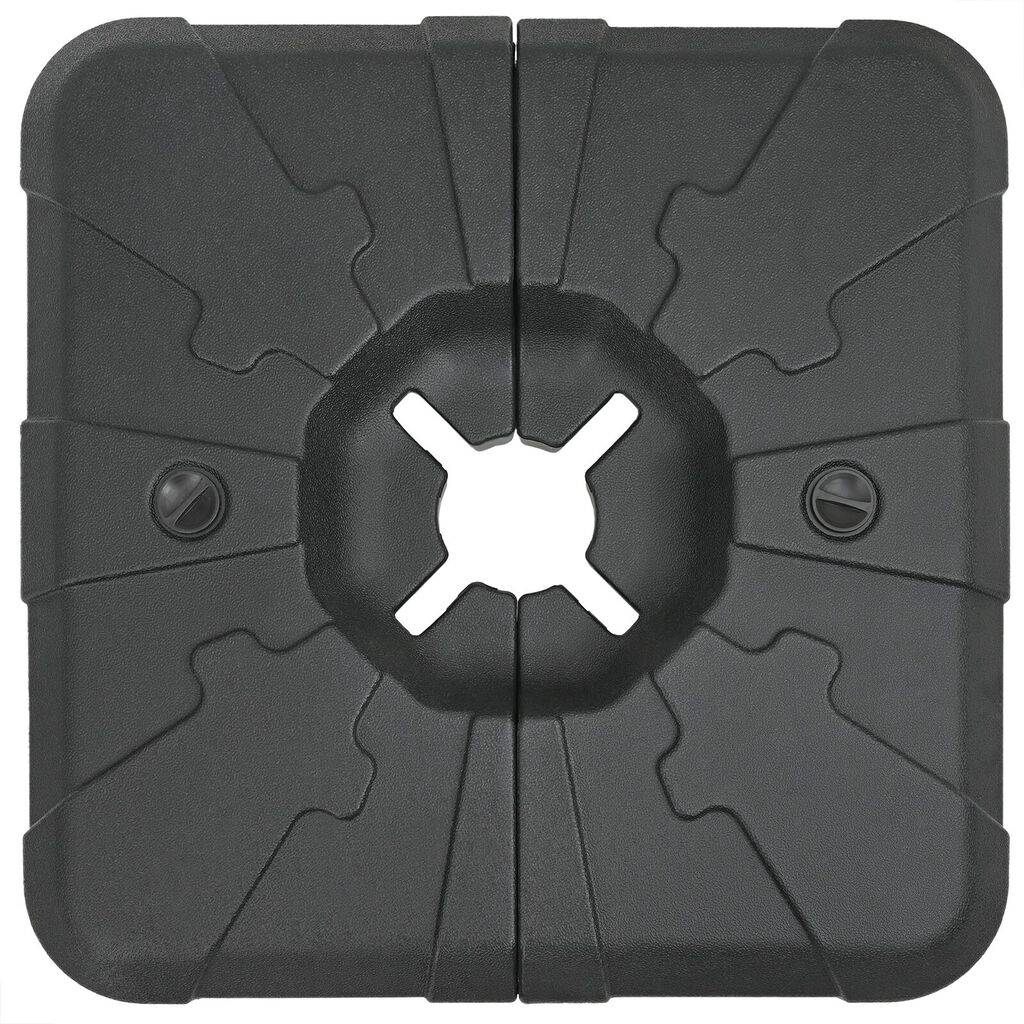 vidaXL Σετ Βάσης Ομπρέλας 2-τεμαχίων : 110kg Άμμος ή 70kg Νερό
