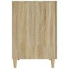 vidaXL Γραφείο Sonoma Δρυς 140 x 50 x 75 εκ. από Επεξεργασμένο Ξύλο