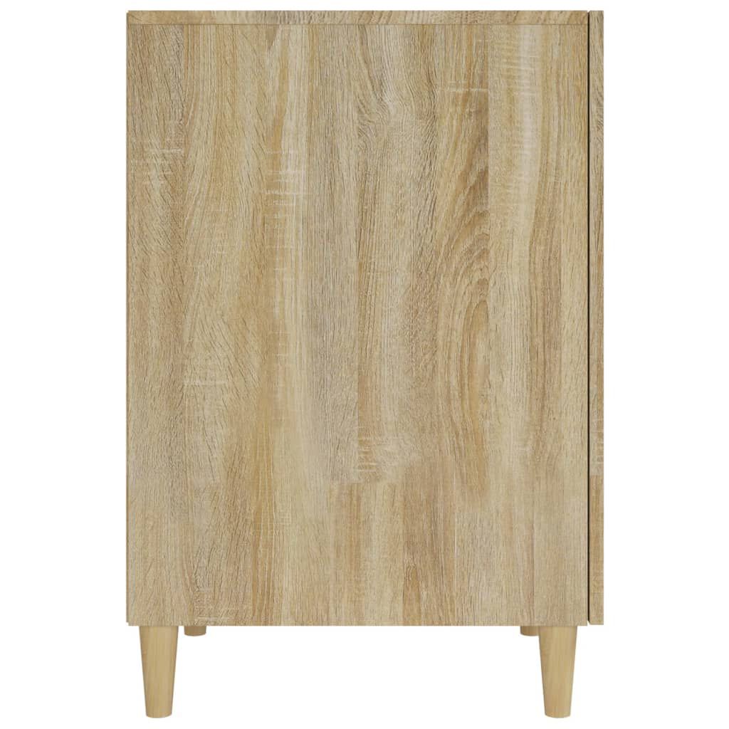 vidaXL Γραφείο Sonoma Δρυς 140 x 50 x 75 εκ. από Επεξεργασμένο Ξύλο
