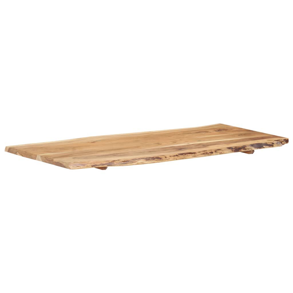 vidaXL Επιφάνεια Τραπεζιού 118 x (50-60) x 2,5 εκ. Μασίφ Ξύλο Ακακίας