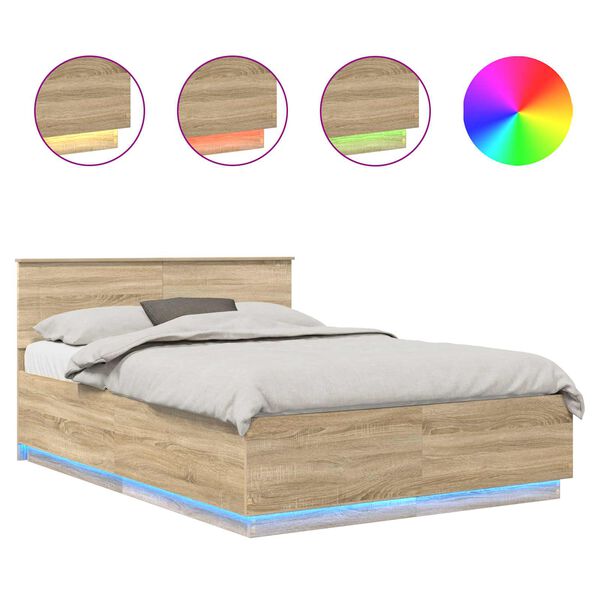 vidaXL &Sigma;&kappa;&epsilon;&lambda;&epsilon;&tau;ό&sigmaf; &Kappa;&rho;&epsilon;&beta;&alpha;&tau;&iota;&omicron;ύ &Delta;&rho;ύ&sigmaf; Sonoma 150 x 200 cm &Epsilon;&pi;&epsilon;&xi;&epsilon;&rho;&gamma;&alpha;&sigma;&mu;έ&nu;&omicron; &xi;ύ&lambda;&omicron;