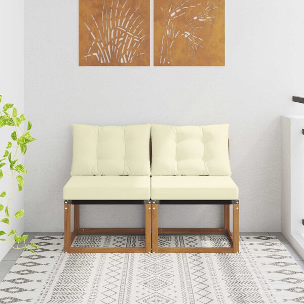 vidaXL 2 &Tau;&epsilon;&mu;ά&chi;&iota;&omicron; &Epsilon;&xi;&omega;&tau;&epsilon;&rho;&iota;&kappa;ό&sigmaf; &mu;&epsilon;&sigma;&alpha;ί&omicron;&sigmaf; &kappa;&alpha;&nu;&alpha;&pi;έ&sigmaf;