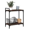 vidaXL Τρόλεϊ Κουζίνας Καφέ Δρυς 60,5x31x72,5 εκ. Επεξεργασμένο Ξύλο