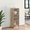 vidaXL Highboard Artisan Oak 35 x 37 x 109 &epsilon;&kappa; &Epsilon;&pi;&epsilon;&xi;&epsilon;&rho;&gamma;&alpha;&sigma;&mu;έ&nu;&omicron; &xi;ύ&lambda;&omicron;