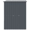 vidaXL Σπιτάκι Σκύλου με Οροφή Ανθρακί 165x153x181 εκ. Γαλβαν. Χάλυβας