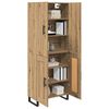 vidaXL Highboard 2 pcs Artisan Oak 69,5 x 34 x 180 &epsilon;&kappa;.