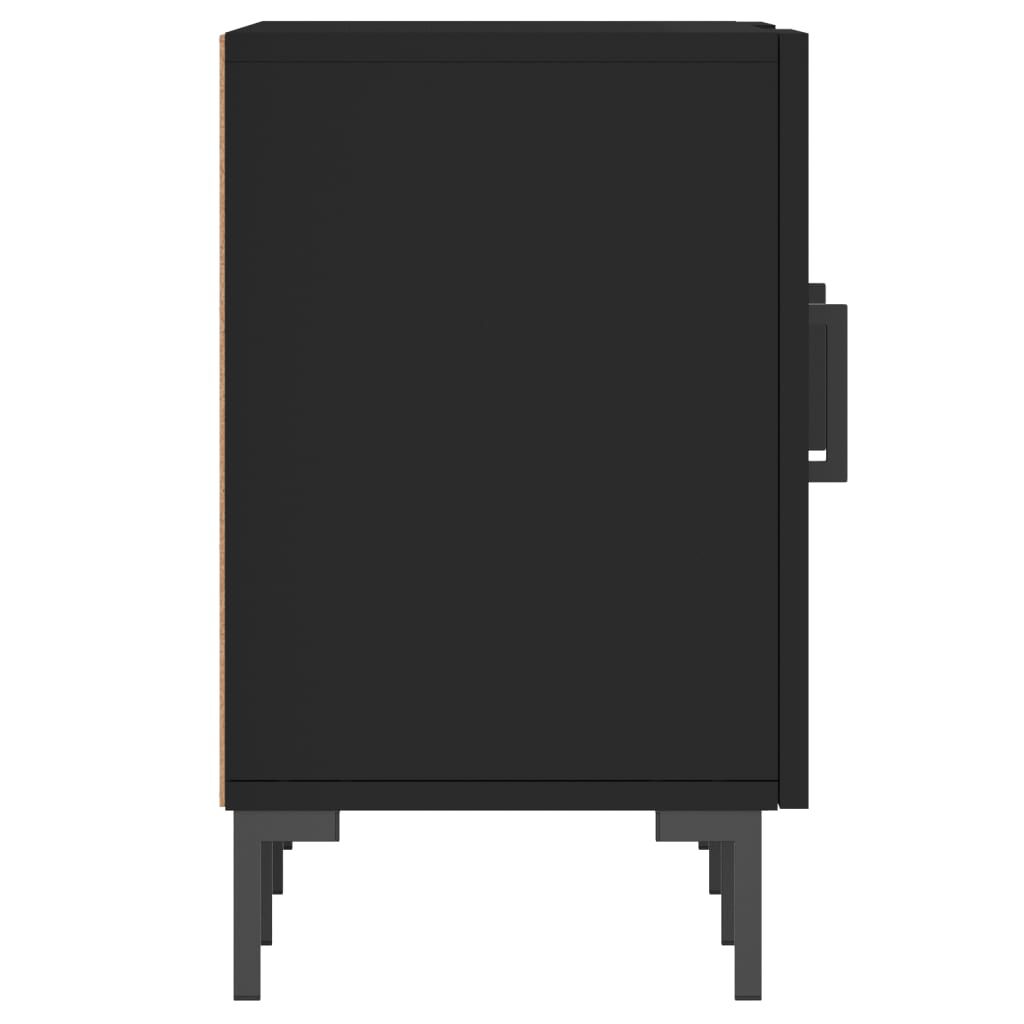 vidaXL Έπιπλο Τηλεόρασης Μαύρο 150x30x50 εκ. Επεξεργασμένο Ξύλο
