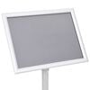 vidaXL Βάσεις Αφισών 2 pcs Ασημί 32.5x 24 x 78 εκ Κράμα Αλουμινίου