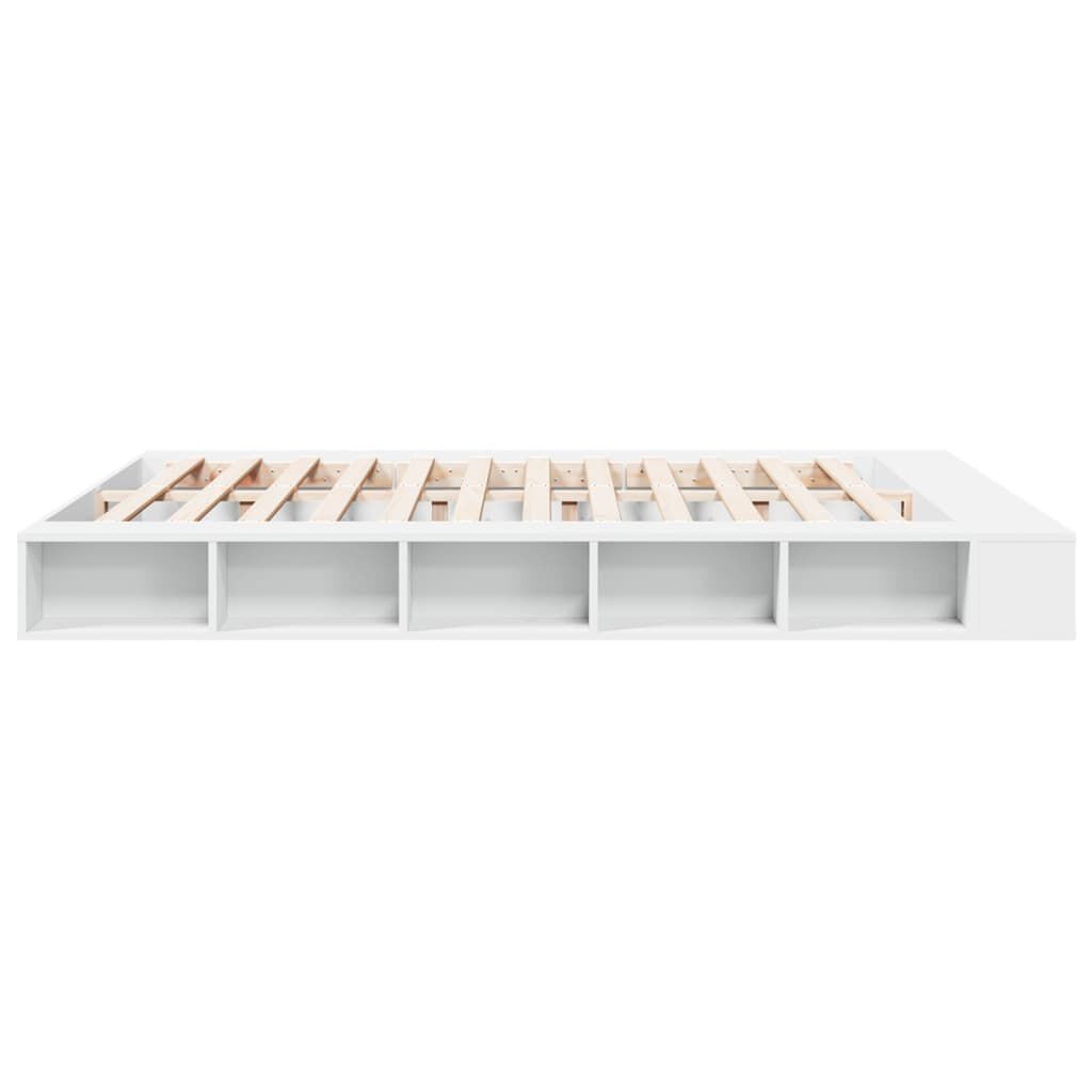 vidaXL Πλαίσιο Κρεβατιού Λευκό 180 x 200 εκ. Επεξεργ. Ξύλο