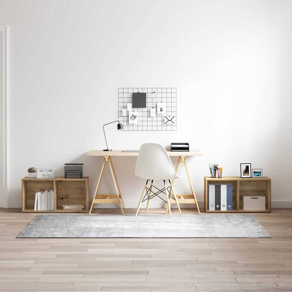 vidaXL Σετ επίπλου τηλεόρασης 2 pcs artisan δρυς 72 x 35 x 36.5 cm