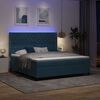 vidaXL &Kappa;&rho;&epsilon;&beta;ά&tau;&iota; Box Spring LED &mu;&epsilon; &Sigma;&tau;&rho;ώ&mu;&alpha; &Mu;&pi;&lambda;&epsilon; 180 x 200 cm &Beta;&epsilon;&lambda;&omicron;ύ&delta;&omicron;