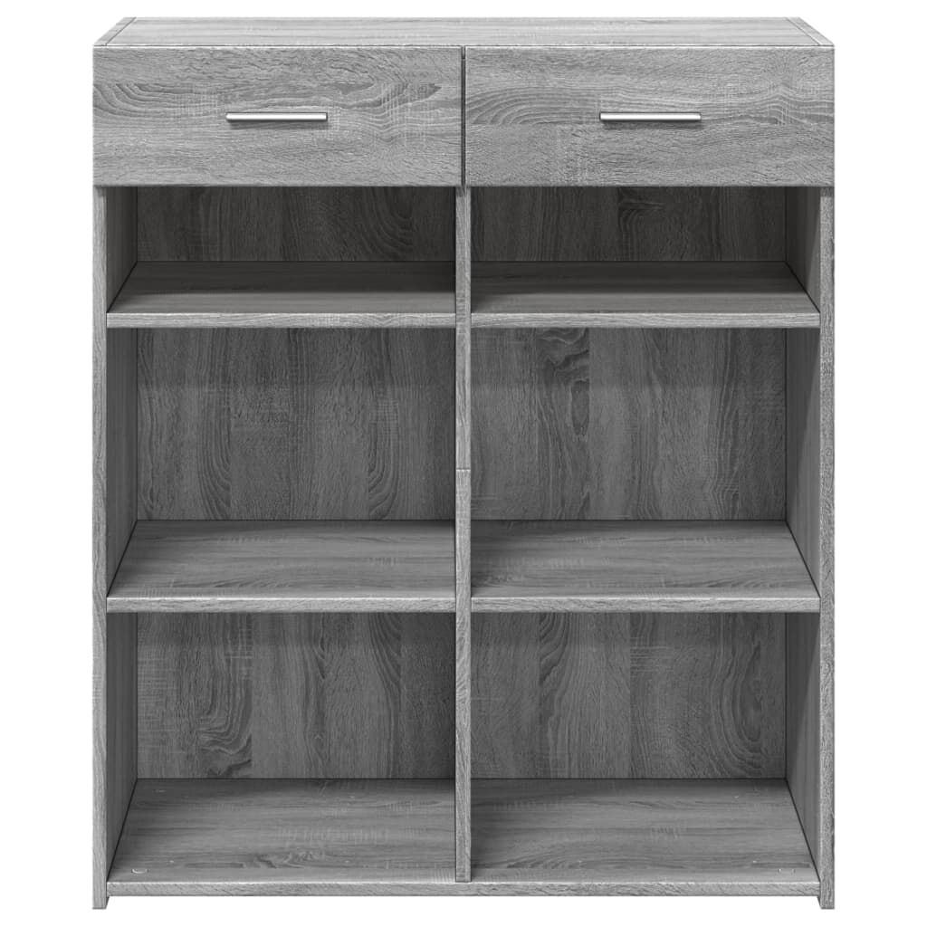 vidaXL Ντουλάπι Γκρι Sonoma 80x42,5x93 εκ. από Επεξεργασμένο Ξύλο
