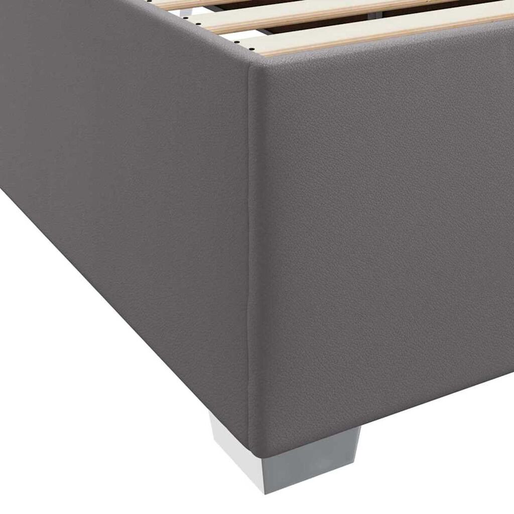 vidaXL Σκελετός Κρεβατιού Άλλο Γκρι 140 x 200 cm Τεχνητό δέρμα