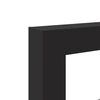 vidaXL Πλαίσιο Τζακιού Μαύρο 81x18x82 εκ. από Επεξ. Ξύλο
