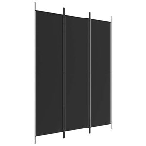 vidaXL &Delta;&iota;&alpha;&chi;&omega;&rho;&iota;&sigma;&tau;&iota;&kappa;ό &Delta;&omega;&mu;&alpha;&tau;ί&omicron;&upsilon; &mu;&epsilon; 3 &Pi;ά&nu;&epsilon;&lambda; &Mu;&alpha;ύ&rho;&omicron; 150x200 &epsilon;&kappa;. &alpha;&pi;ό Ύ&phi;&alpha;&sigma;&mu;&alpha;