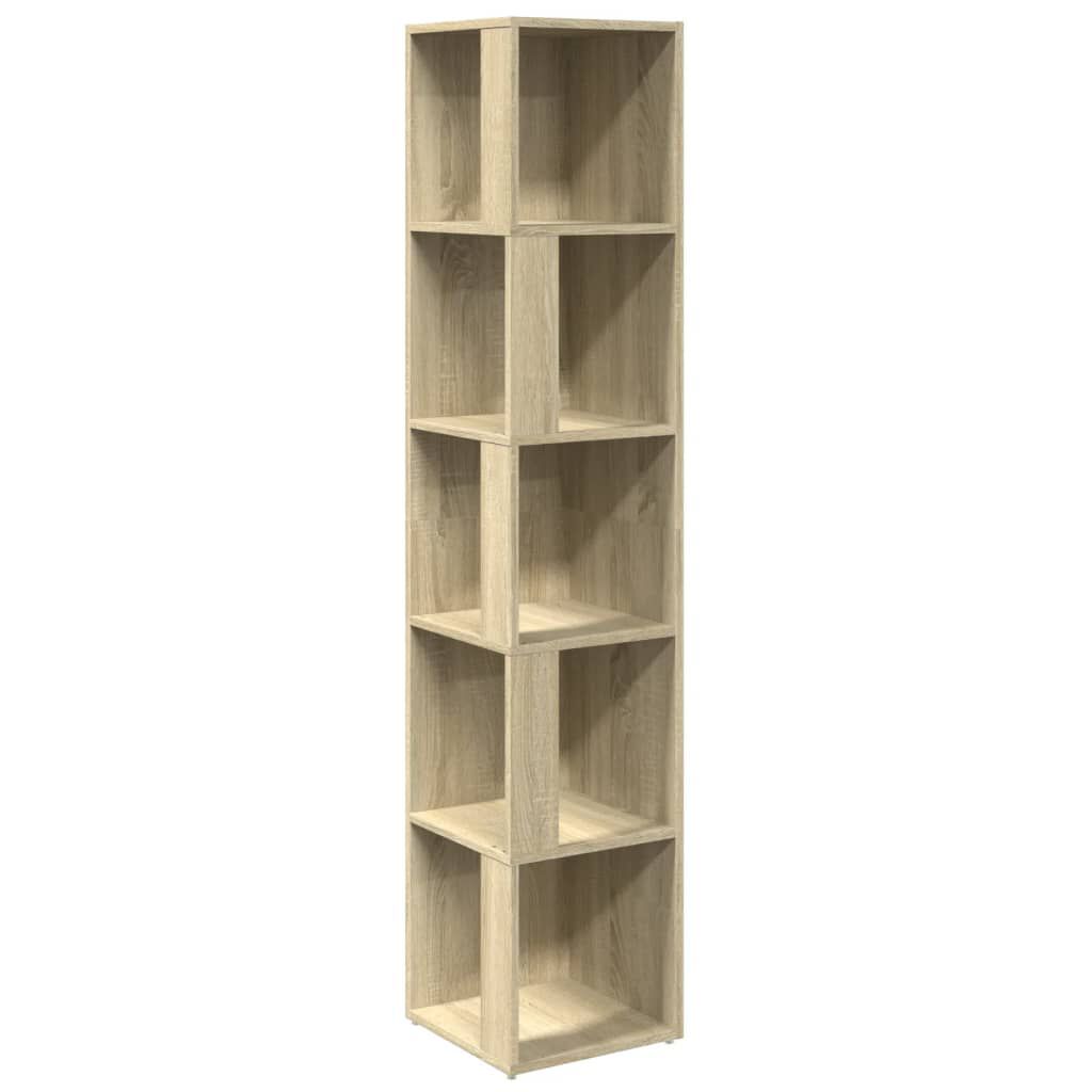 vidaXL Ντουλάπι Γωνία Sonoma Oak 33 x 33 x 164,5 εκ. από Επεξ. Ξύλο