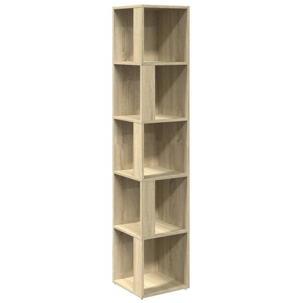 vidaXL Ντουλάπι Γωνία Sonoma Oak 33 x 33 x 164,5 εκ. από Επεξ. Ξύλο