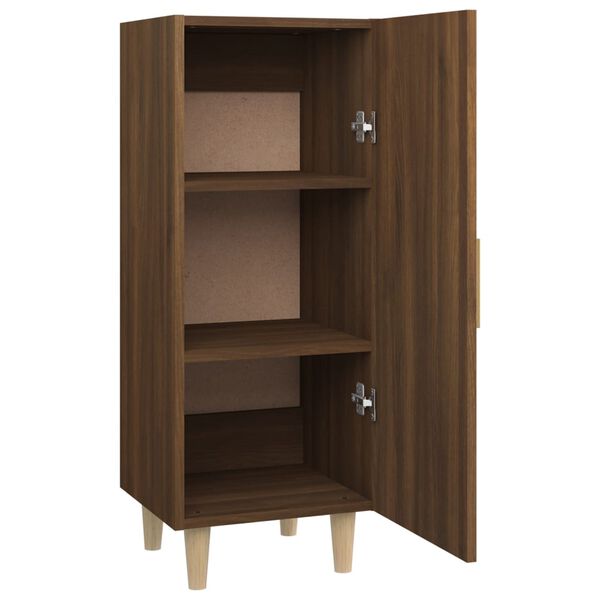 vidaXL Ντουλάπι Καφέ Δρυς 34,5 x 34 x 90 εκ. Επεξεργασμένο Ξύλο