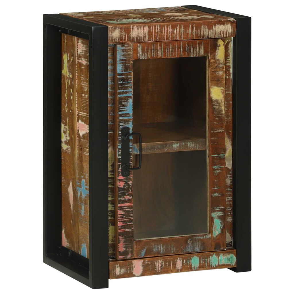 vidaXL Ντουλάπι Μπάνιου Πολύχρωμο 40x30x60 εκ. Σταθερό Ξύλο Ανακυκλωμένο