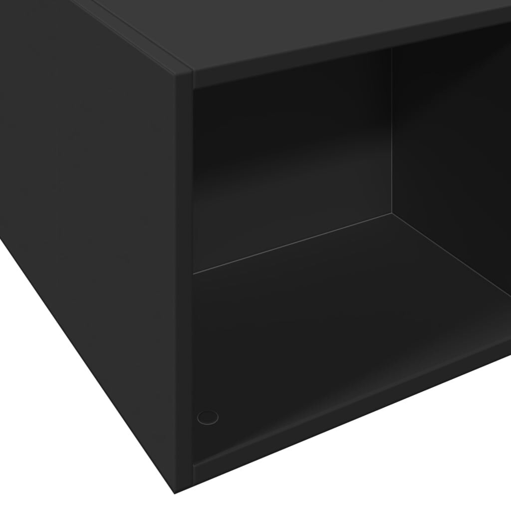 vidaXL Πλαίσιο Κρεβατιού Μαύρο 120x200 εκ. από Επεξεργασμένο Ξύλο