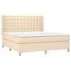 vidaXL &Kappa;&rho;&epsilon;&beta;ά&tau;&iota; Boxspring &mu;&epsilon; &Sigma;&tau;&rho;ώ&mu;&alpha; &Kappa;&rho;&epsilon;&mu; 180x200 &epsilon;&kappa;. &Upsilon;&phi;&alpha;&sigma;&mu;ά&tau;&iota;&nu;&omicron;