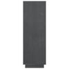 vidaXL Βιβλιοθήκη/Διαχωριστικό Χώρου Γκρι 80x35x103 εκ. Μασίφ Πεύκο