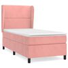 vidaXL &Kappa;&rho;&epsilon;&beta;ά&tau;&iota; Boxspring &mu;&epsilon; &Sigma;&tau;&rho;ώ&mu;&alpha; &Rho;&omicron;&zeta; 90x190 &epsilon;&kappa;. &Beta;&epsilon;&lambda;&omicron;ύ&delta;&iota;&nu;&omicron;