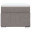 vidaXL &Kappa;&rho;&epsilon;&beta;ά&tau;&iota; Boxspring &mu;&epsilon; &Sigma;&tau;&rho;ώ&mu;&alpha; Taupe 90x200 &epsilon;&kappa;. &Upsilon;&phi;&alpha;&sigma;&mu;ά&tau;&iota;&nu;&omicron;