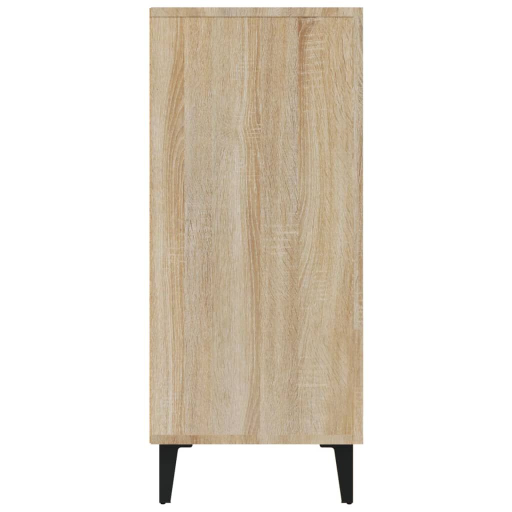 vidaXL Ντουλάπι Sonoma δρυς 90x34x80 εκ. Επεξεργασμένο Ξύλο