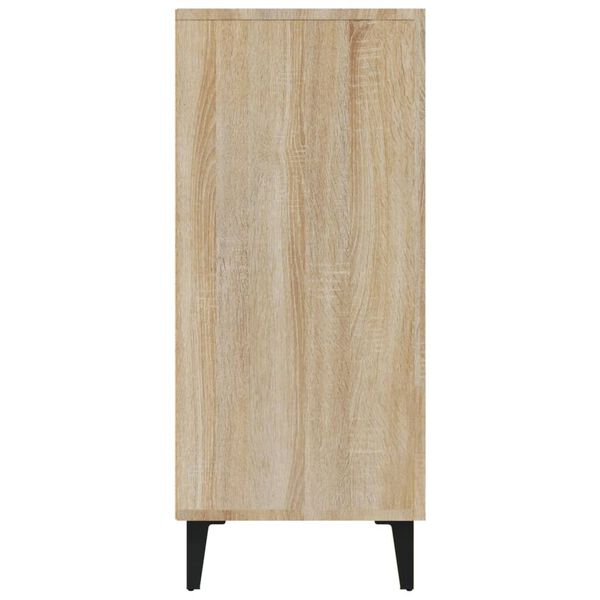 vidaXL Ντουλάπι Sonoma δρυς 90x34x80 εκ. Επεξεργασμένο Ξύλο