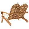 vidaXL Παγκάκι Κήπου Adirondack με Μαξιλάρια 126 εκ Μασίφ Ξύλο Ακακίας