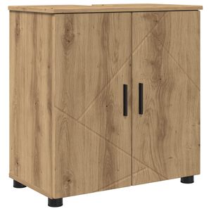 vidaXL &Nu;&tau;&omicron;&upsilon;&lambda;ά&pi;&iota; &Mu;&pi;ά&nu;&iota;&omicron;&upsilon; &mu;&epsilon; &alpha;&pi;&omicron;&theta;ή&kappa;&epsilon;&upsilon;&sigma;&eta; Artisan Oak 61 x 35 x 64 &epsilon;&kappa;.